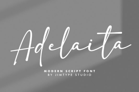 Adelaita: The Feminine Script Font for Elegant Branding