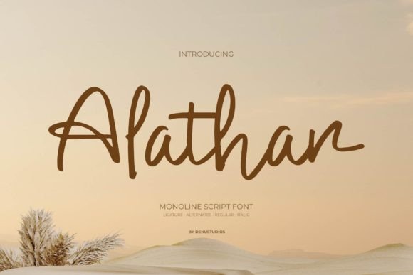 Alathar: The Script Font That Defines Modern Romance
