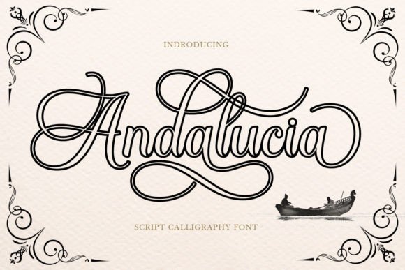 Andalucia Outline: Stylish Elegance for Your Creative Projects
