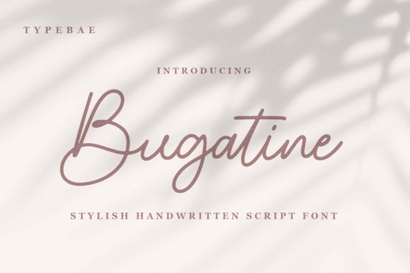 Bugatine: Crafting Brand Elegance with a Signature Script