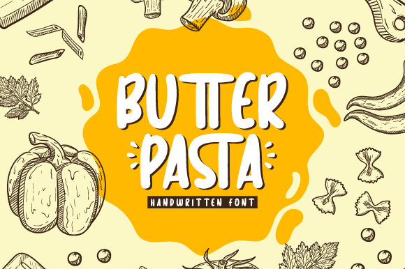 Butter Pasta: A Sweet & Simple Script Font for Creative Projects