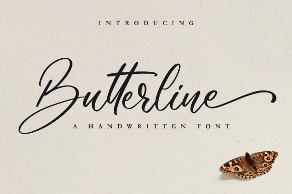 Butterline: A Script Font for Elegant, High-End Design