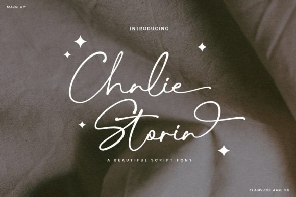 Chalie Storia: A Script Font That Balances Elegance and Modernity