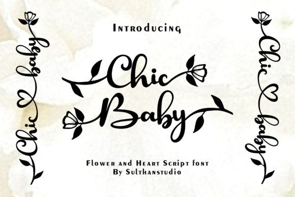 Chic Baby: A Handwritten Script for Elegant Projects