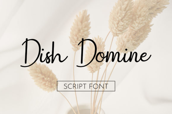 Dish Domine: A Bold Script for Modern Brands