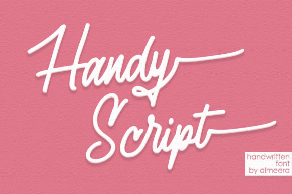 Handy Font: Adding Natural Flow to Your Projects