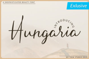Hungaria: The Elegant Script Font for Beauty Brands