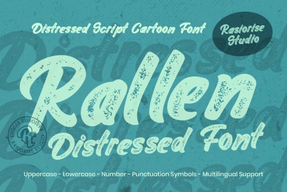 Rallen Distressed: Authentic Vintage Typography for Bold Branding