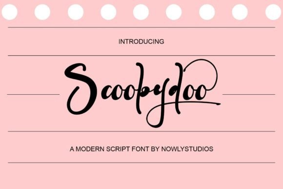 Scoobydoo: The Script Font That Brings Timeless Charm