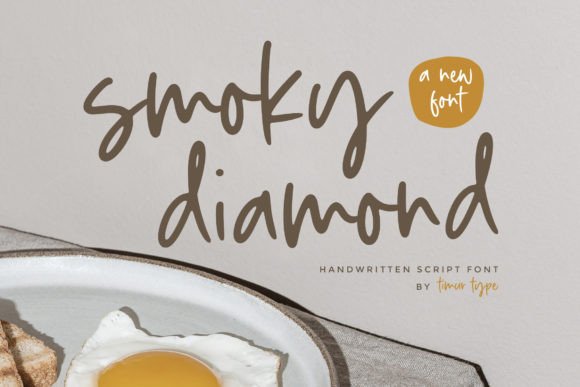 Smoky Diamond: A Font with Sharp Edges and Handwritten Soul