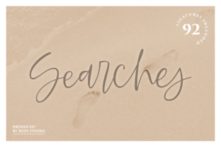 Unleashing Bold Energy: The Searches Font in Action