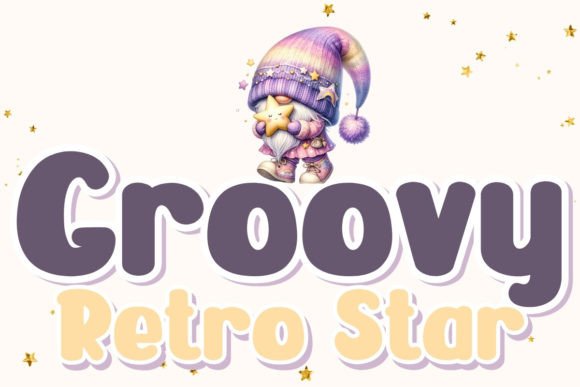 Woodland Gang: A Groovy Retro Star Script for Modern Design